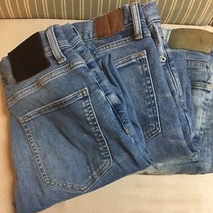 Mens 3 jean bundle Gap , Zara, and H&M